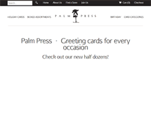 Tablet Screenshot of palmpressinc.com